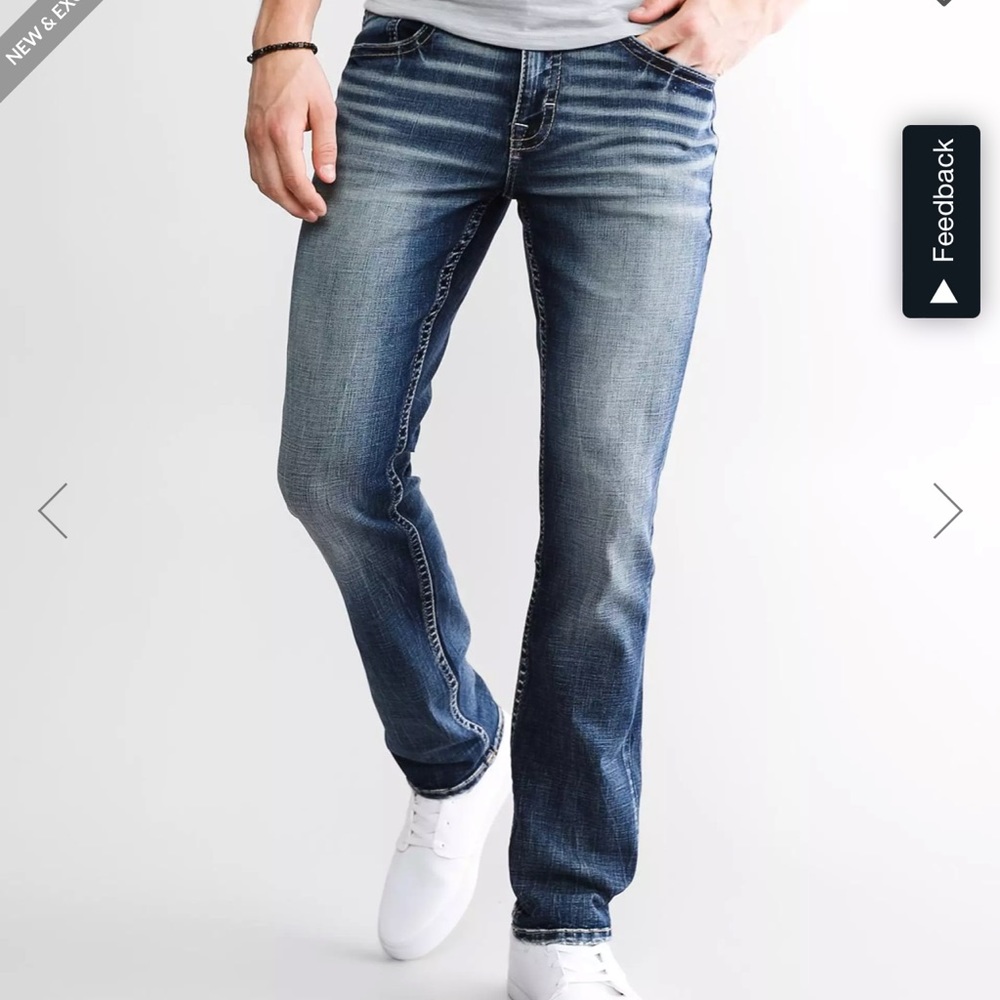 Mens BKE Straight Leg Jeans